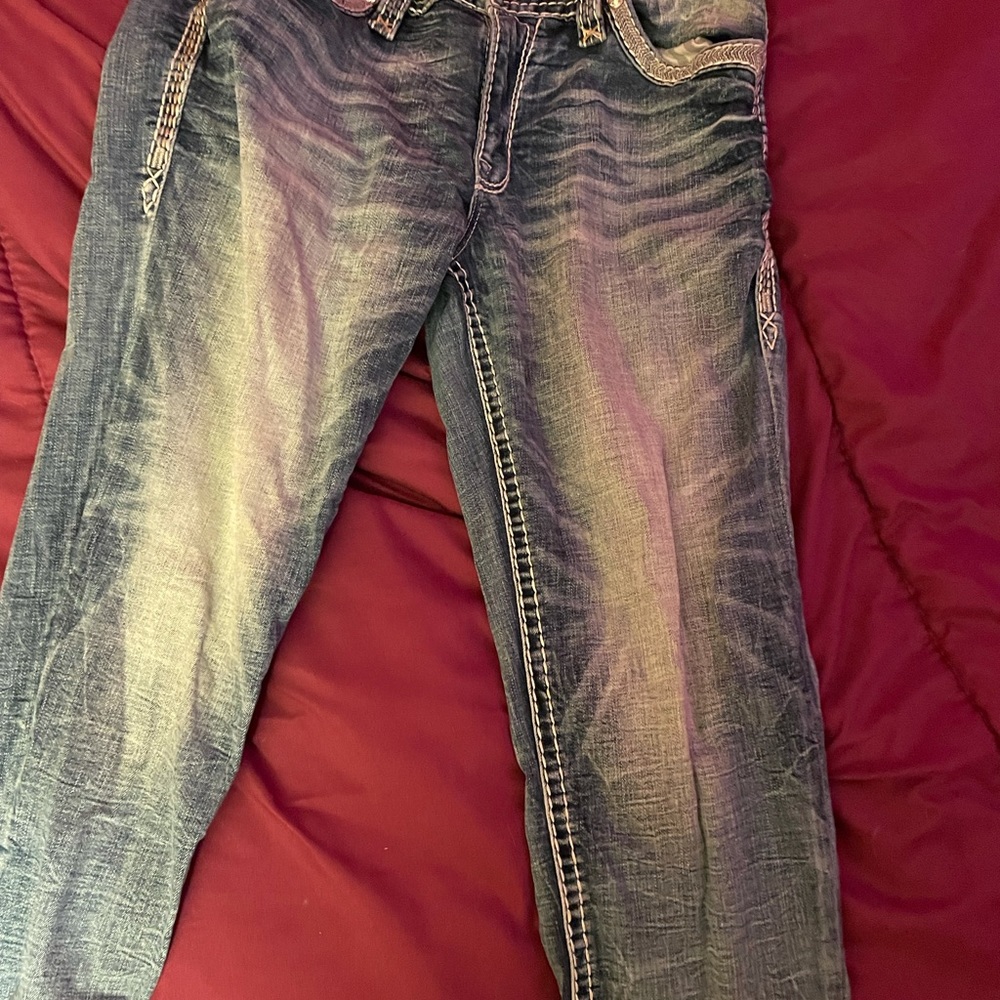 Rock revival skinny jeans size 32